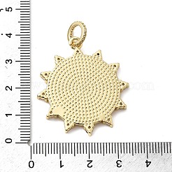 Европейские подвески из натуральной латуни с ракушками KK-H529-10G