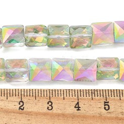 Стеклянные бусины с гальваническим покрытием &nbsp;EGLA-L045-B