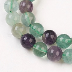 Природные флюорита нити бисера&nbsp;X-G-D840-56-8mm-AB
