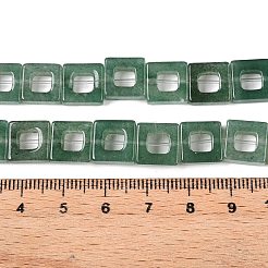 Естественный зеленый авантюрин бисер нитей G-N342-104