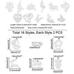 32 шт. 16 подвески из нержавеющей стали 201 STAS-UN0024-41