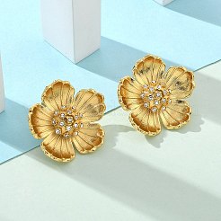 Серьги-гвоздики из нержавеющей стали 304 EJEW-Z084-04G