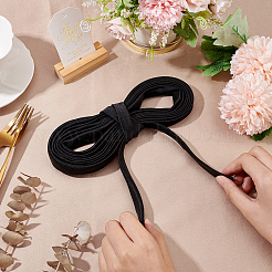 Атласное свадебное платье с завязками на спине SRIB-WH0011-039B