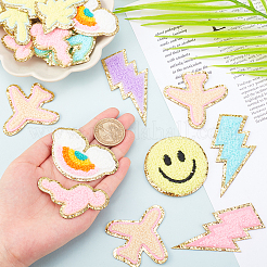 Полотенце в стиле вышивки ткань гладить/пришивать заплатки DIY-WH0308-79