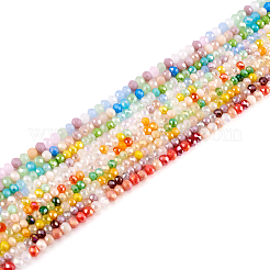 10 нитка 10 нитки гранёных стеклянных бусин&nbsp;GLAA-TA0001-47