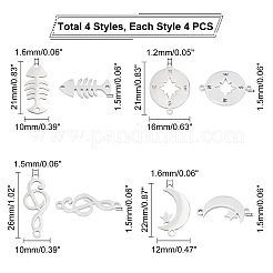 16 шт. 4 звена из нержавеющей стали 201&nbsp;STAS-UN0031-08