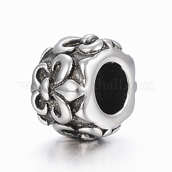 Европейские бусины из хирургической нержавеющей стали 316 STAS-G153-48AS