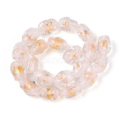 Ручной работы золотые и серебряные шарики фольги стекла FOIL-N030-02H