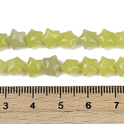 Натуральные нефритовые бусины G-Z080-A14-8mm