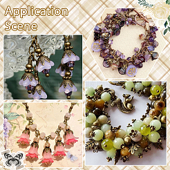 480 шт. 12 набора колпачков из сплава и латуни&nbsp;TIBE-SP0001-20