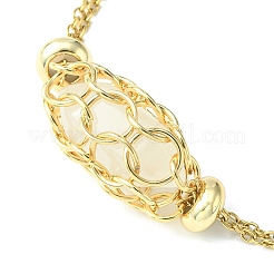 Браслет-пуля из натуральных смешанных драгоценных камней BJEW-JB09563