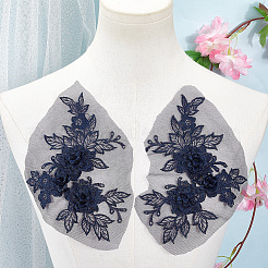 Аксессуары для костюмов с вышивкой из полиэстера и блесток&nbsp;FIND-WH20020-239A