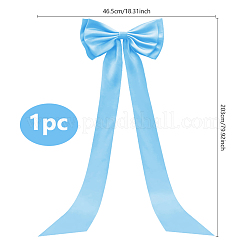 Тканевые украшения с большим бантом на заднем плане&nbsp;DIY-WH0622-470B