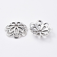 Причудливые шапочки для бус из сплава&nbsp;LS-PALLOY-00791-AS-RS