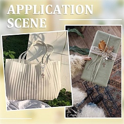 20 шт. подвесной деревянный крест&nbsp;HJEW-YW00293