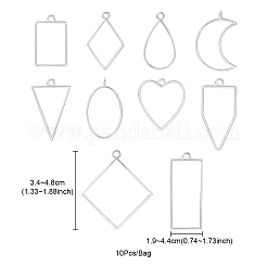 Подвески из сплава с открытой спиной PALLOY-YWC0002-02S