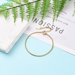 PVD вакуумное покрытие 304 нержавеющая сталь цепочка браслеты BJEW-JB05795