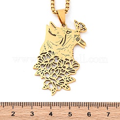 201 подвеска из нержавеющей стали&nbsp;NJEW-C066-19G