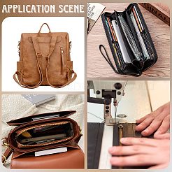 4 шт. 4 цвета pu кожа молния швейная фурнитура FIND-BBC0004-05