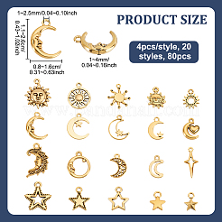 80шт 20 стиля подвески из сплава в тибетском стиле&nbsp;FIND-UN0007-50