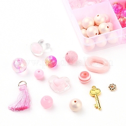 167шт цветок и геометрия акриловые и полимерные бусины&nbsp;DIY-YW0002-55