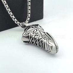 Ожерелья из нержавеющей стали с подвеской в виде спортивной обуви для мужчин PX8427