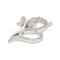 Латунные микро проложить кубического циркония подвески KK-L229-071P