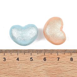 Текстурированные непрозрачные бусины из АБС-пластика&nbsp;MACR-K361-14