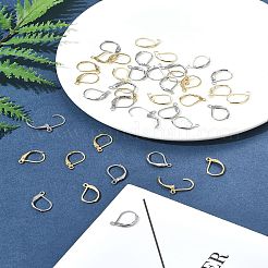 40 шт. 2-х цветная фурнитура для сережек из нержавеющей стали 304 STAS-FS0001-69