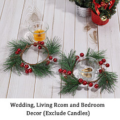 2 шт. стеклянные стаканчики для свечей AJEW-GF0007-25