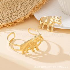 Наборы из браслетов и колец из сплава слона&nbsp;FS-WG5F2AC-01