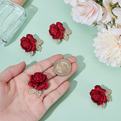 4 шт. розовые эмалевые булавки&nbsp;JEWB-ME0001-13