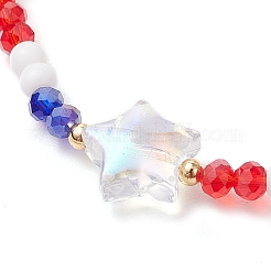 Браслеты из стеклянных бусин для женщин&nbsp;BJEW-TA00597