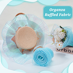 1 шт. отделка из полиэстерового плиссированного кружева&nbsp;OCOR-GA0002-67C