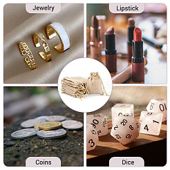 20 шт. прямоугольные мешочки из полиэстера с имитацией мешковины&nbsp;ABAG-TA0001-96A