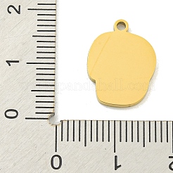 Подвески из нержавеющей стали 304 с ионным покрытием (IP) на тему Хэллоуина&nbsp;STAS-M011-04G