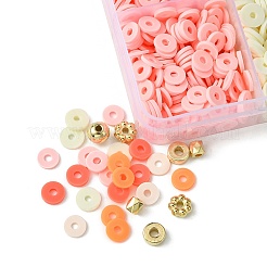 DIY Heishi бусины из полимерной глины набор для поиска ювелирных изделий DIY-FS0005-94C