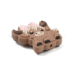 Фокальные бусины из пищевого силикона&nbsp;SIL-Z021-01B-02