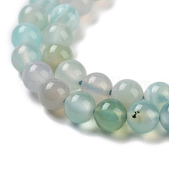 Натуральные полосатые агатовые / полосатые агатовые нити&nbsp;G-K155-A-6mm-04