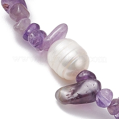 5 шт. 5 стиля браслеты из натурального розового кварца&nbsp;BJEW-JB10935