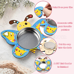 Незаконченные деревянные наборы кормушек для домашних животных в форме бабочки своими руками для детских поделок&nbsp;ST-CJ0009-3