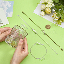 4шт. набор из 4 браслетов в виде мыла и лосьона для женщин BJEW-OC0001-04