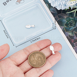 2 шт. 925 серебряные застежки-скобы STER-BBC0007-54