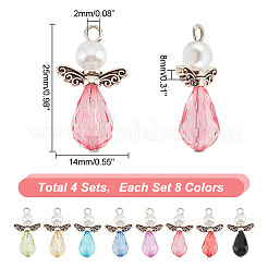 4 комплект акриловых подвесок угловой формы FIND-PH0009-11