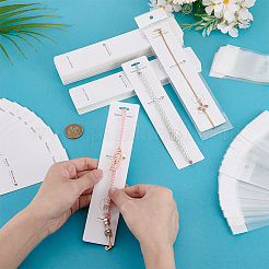 120 шт. бумажные карточки для демонстрации украшений для браслетов&nbsp;CDIS-PH0001-74A