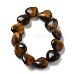 Природных тигровый глаз бисер нитей G-K335-01E