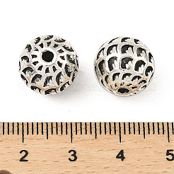 Сплавочные овальные бусины тибетского стиля  FIND-E041-09AS-02