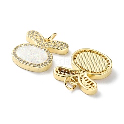 Стойки обшивки латунь микро проложить Циркон подвеску KK-C041-12G