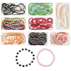 6 нить нити стеклянных бусин 6 цветов DGLA-YW0001-44A