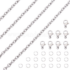 Комплекты ювелирных изделий из нержавеющей стали 304&nbsp;DIY-PJ0001-41C